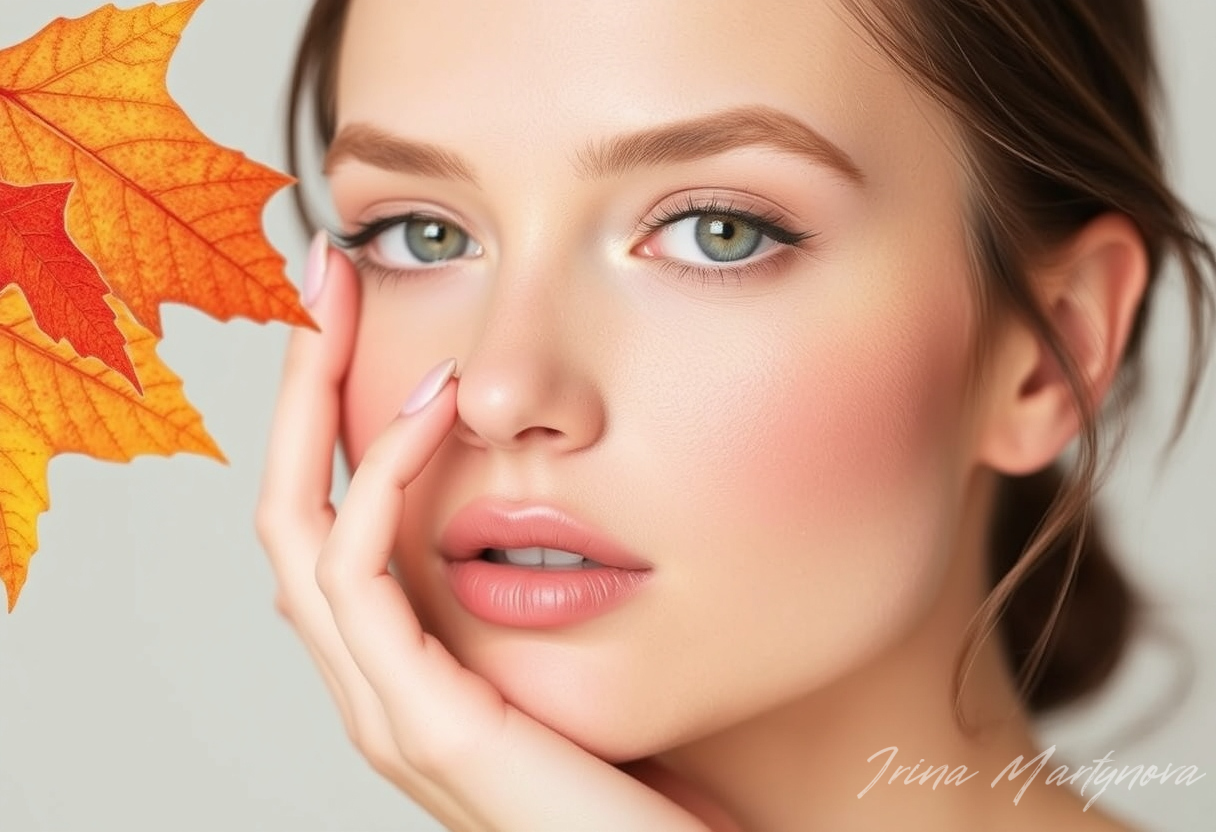 Illustration for section: Dewy Skin Is In The autumn air might grow crisp, but maintaining dewy, moisturized skin is more fash - 