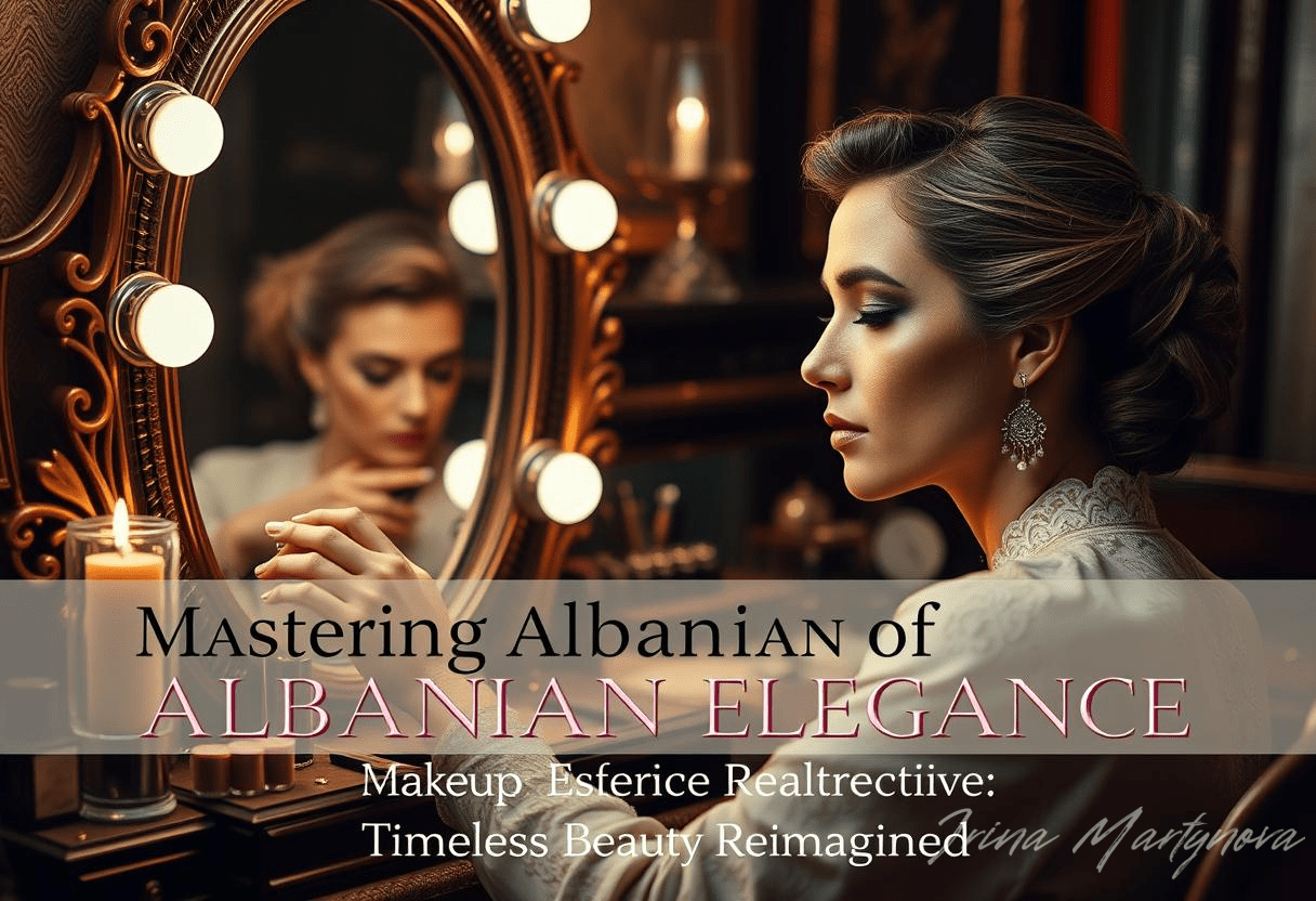 Ilustrim për seksionin: Frymëzime ikonike të grimit shqiptar Profile të artistëve të njohur të grimit shqiptarë Artistë të njohur në - grim elegance albanian