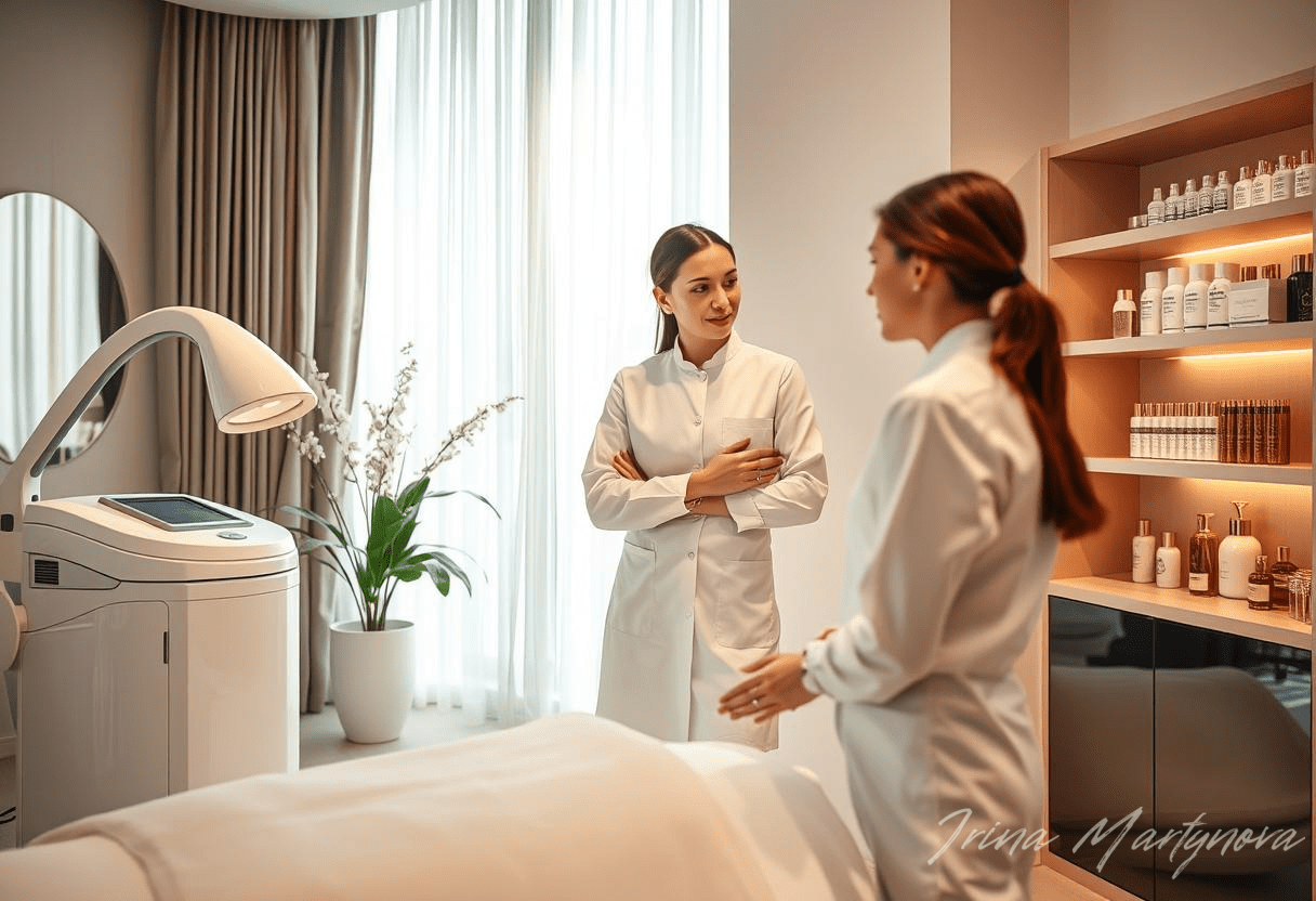 Ilustrim për seksionin: Çelësi i suksesit të këtyre klinikave është aftësia e tyre për të integruar teknologjinë më të përparuar me një kujdes të thellë dhe të pakontrolluar për lëkurën në Shqipëri.