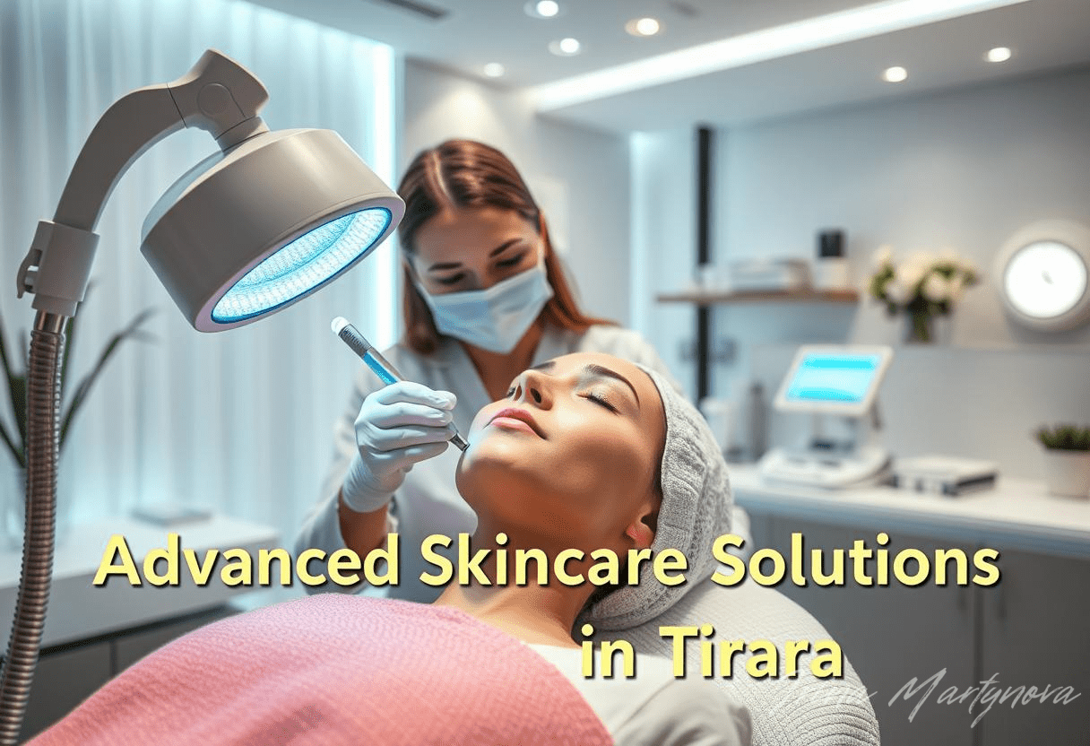 Illustration for section: Advanced Skincare Treatments Professional treatments available in Tirana offer advanced solutions fo - tirana skincare insights