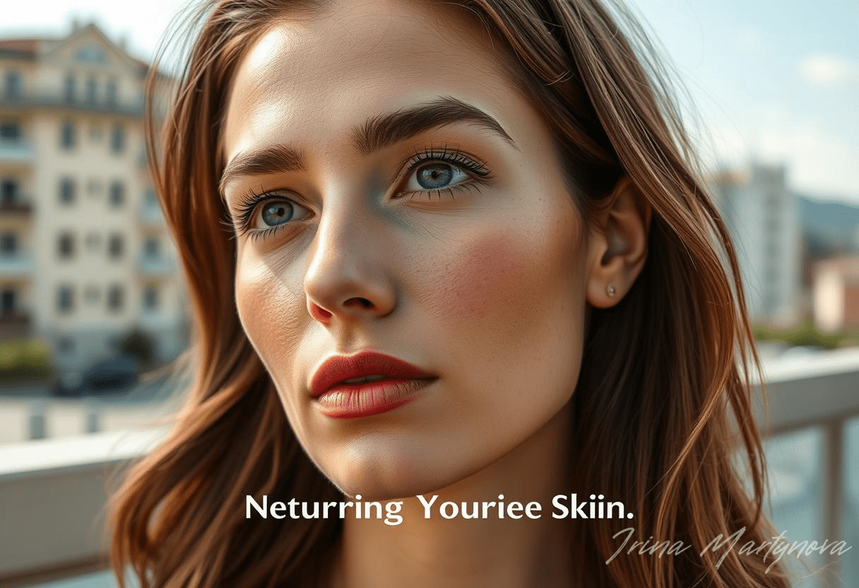 Illustration for section: Glossy forehead, nose, and chinDry or flaky cheeksPores may appear larger in oily areas Misconceptio - tirana skincare insights