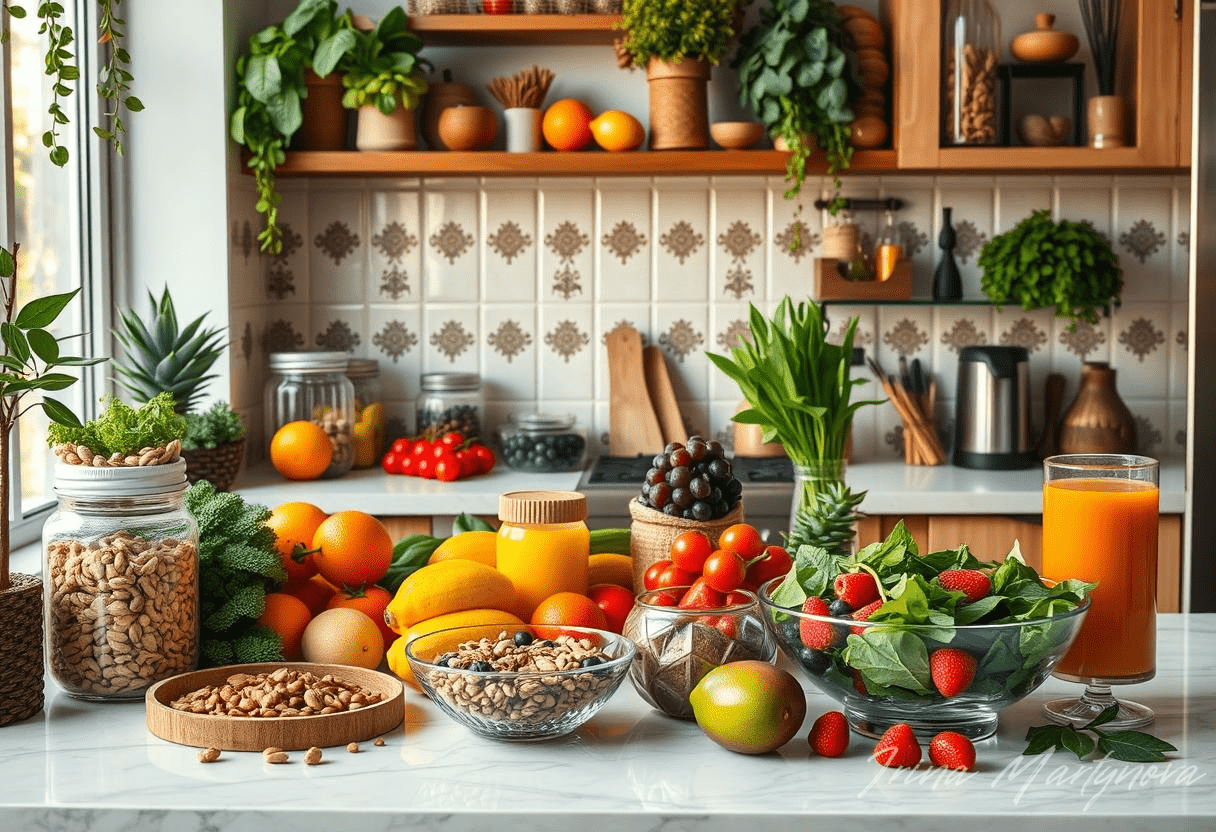 Illustration for section: Lifestyle and Dietary Factors Nutrition and Symmetry The link between nutrition and facial symmetry - tirana symmetry secrets